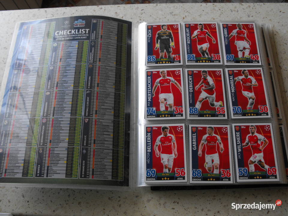 Kompletny album 500 kart topps CHL 20152016 Częstochowa