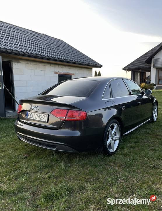 Audi A4 B8 20 TFSI 195 S line remoncie Bez wady małopolskie