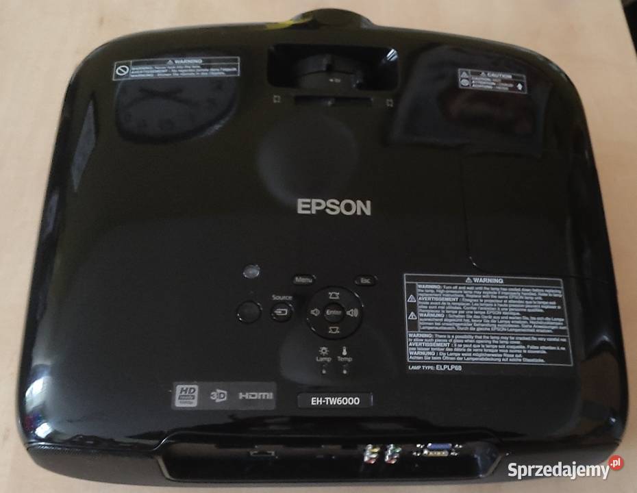 Projektor Epson EHTW6000 3D Full HD pilot Łódź