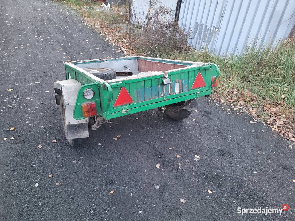 Przyczepka sam oś na resorze