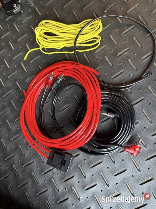 Zestaw kabli do podłączenia subwoofera Łódź sprzedam