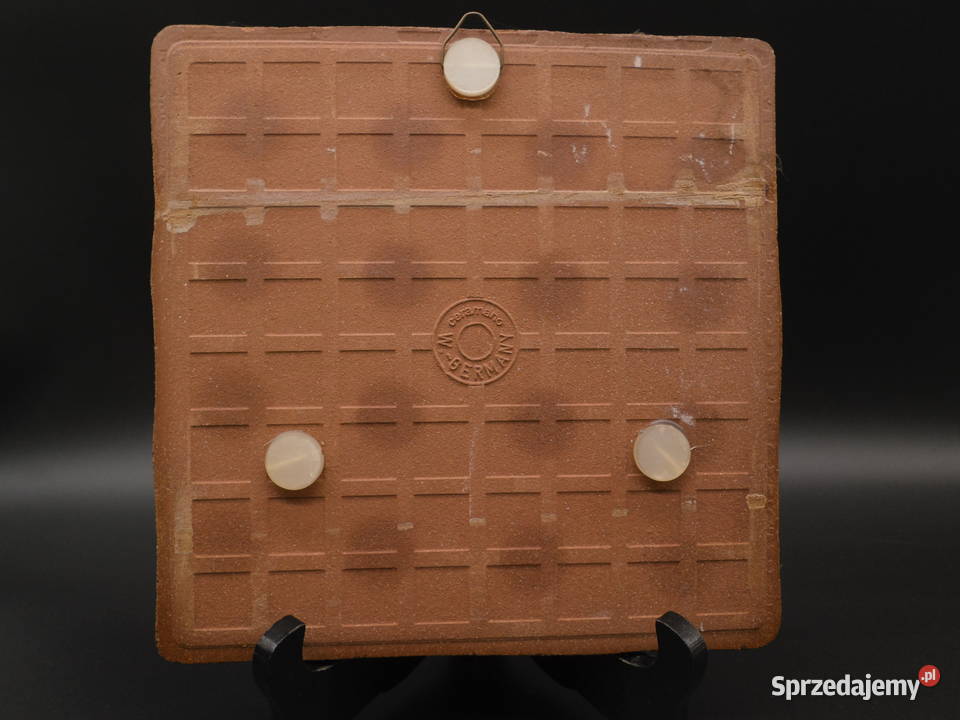 Płytka ceramiczna z namalowanym wizerunkiem