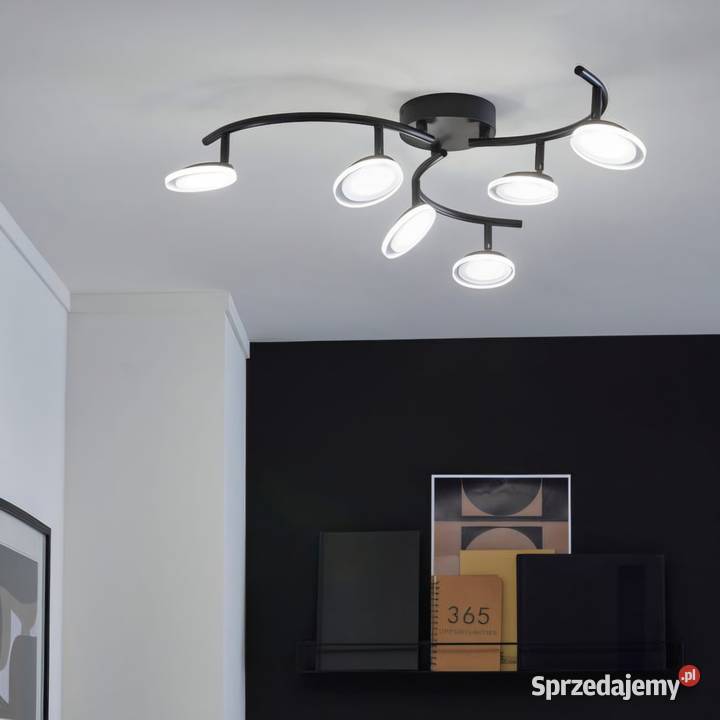 Lampa sufitowa Loob czarna 4020 lm LED Inspire