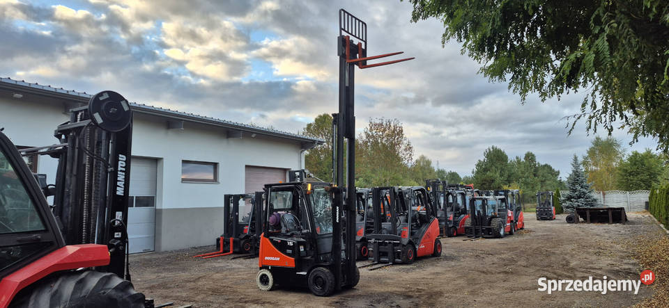 Wózek Widłowy Doosan G15S 2012 Triplex 455 m