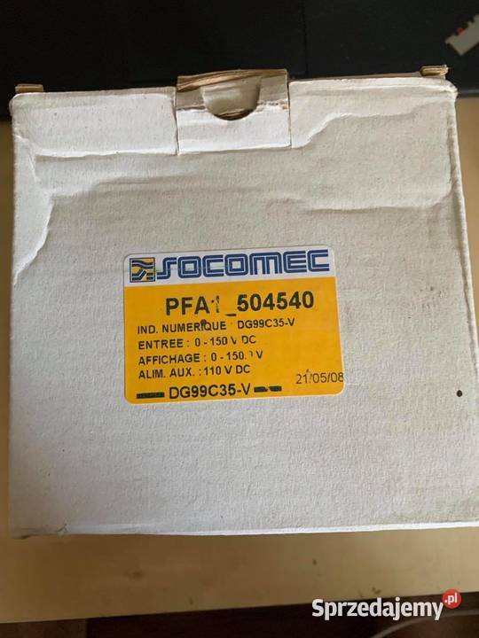 Socomec Woltomierz Voltomierz Panelowy DG99C35V Elektryka Warszawa sprzedam