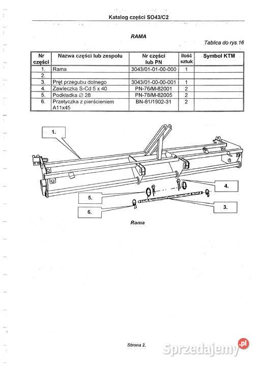 INSTRUKCJA I KATALOG POZNANIAK 6 SO43C2 Stalowa Wola
