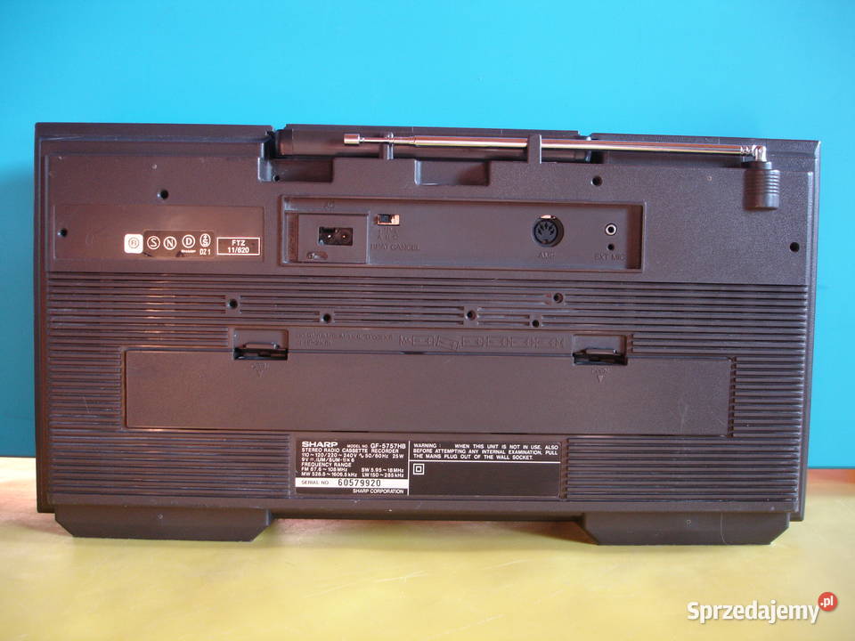 Radiomagnetofon SHARP GF5757HB Zielona Góra