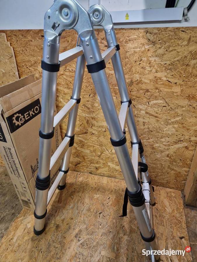 Drabina teleskopowa aluminiowa przegubowa 38m Głogowa