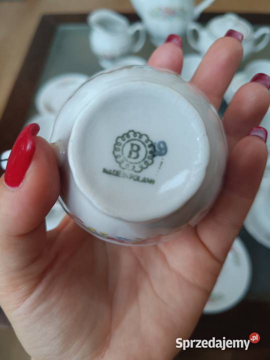 Serwis kawowy Stara porcelana śląskie Tychy