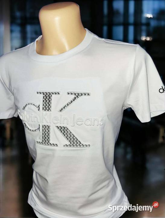 Tshirt męski Calvin Klein Classic duże logo Białystok
