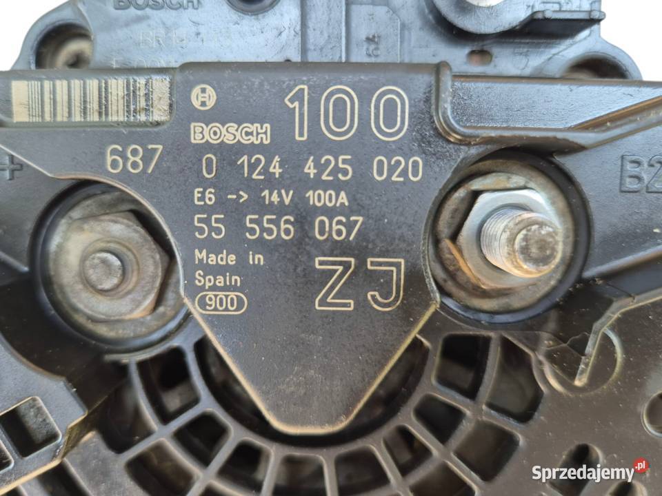 ALTERNATOR OPEL ASTRA III 3 H 16 16V Z16XEP Układ elektryczny silnika świętokrzyskie Działoszyce