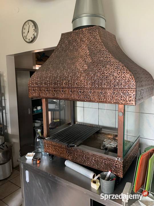 grill na węgiel drzewny gastronomiczny