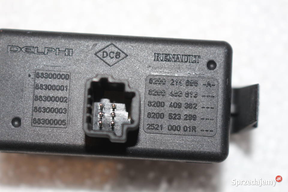 RENAULT CLIO 3 PRZEŁĄCZNIK AWARYJNYCH 6 PIN Prochowice sprzedam