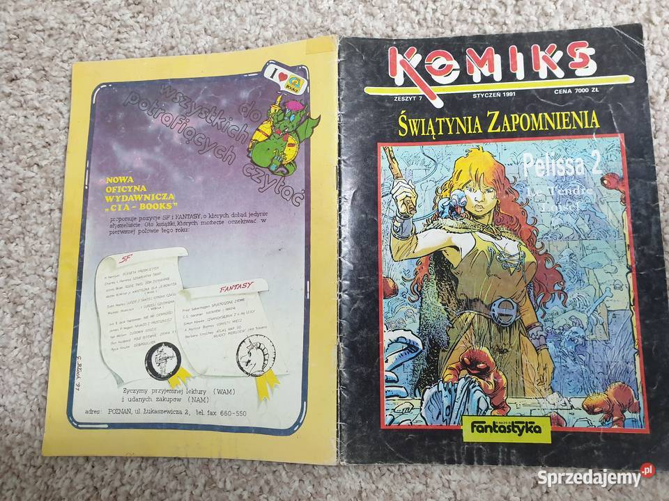 Pelissa Świątynia Zapomnienia Komiks Fantastyka Gdynia