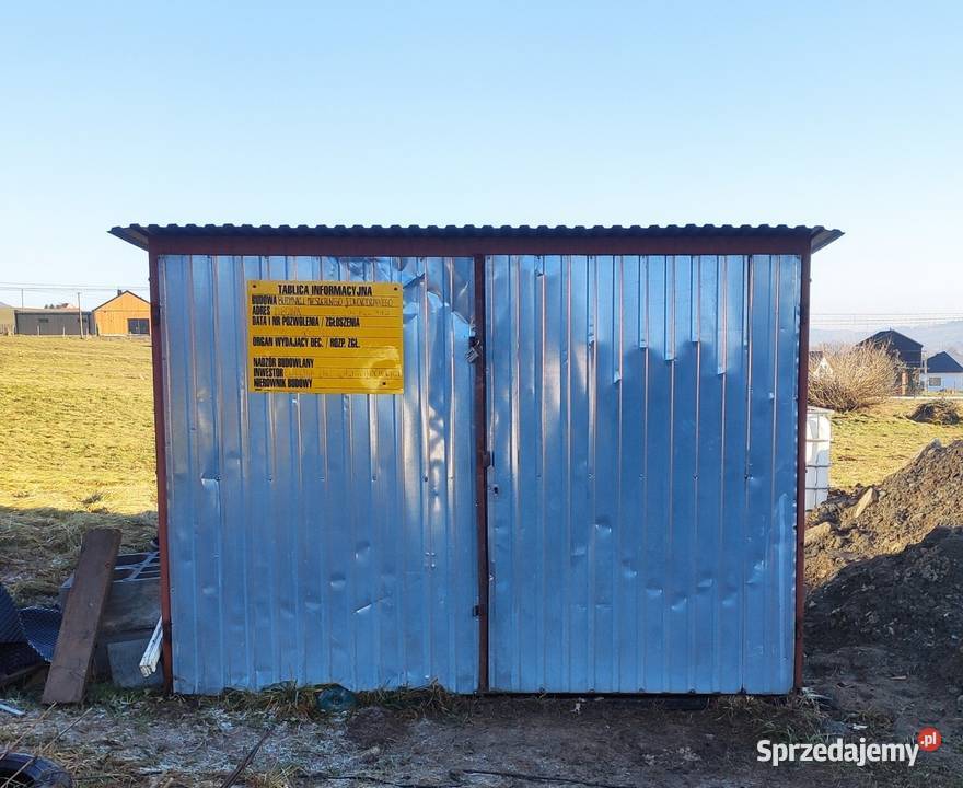 GARAŻ BLASZANY 3x5m Blaszak na auto budowę samodzielny Nowy Sącz
