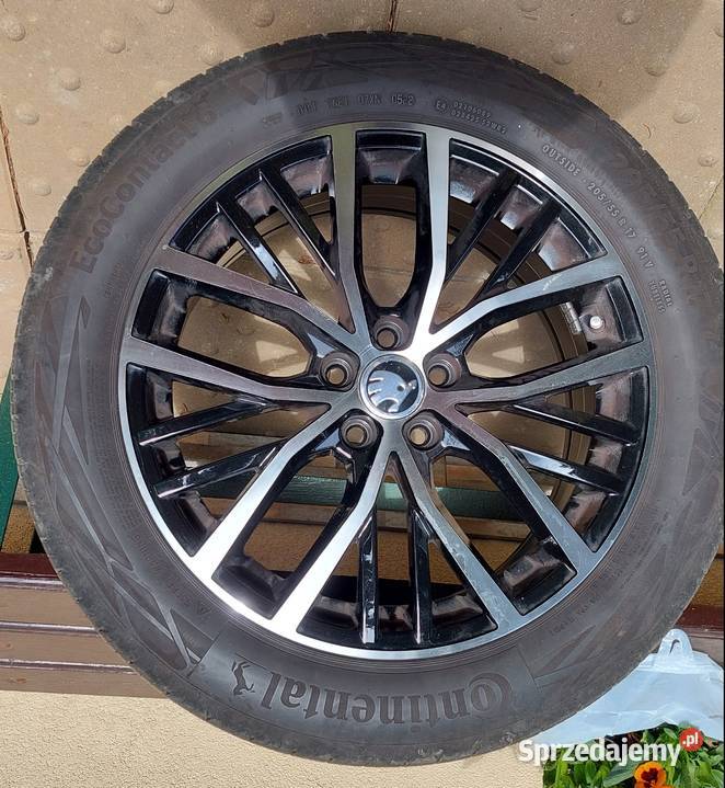 Alufelgi Skoda Kamiq z letnimi oponami Warszawa