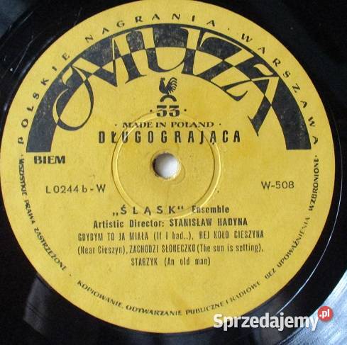 Śląsk Ensemble Śląsk pieśni muzyka płyta Łódź