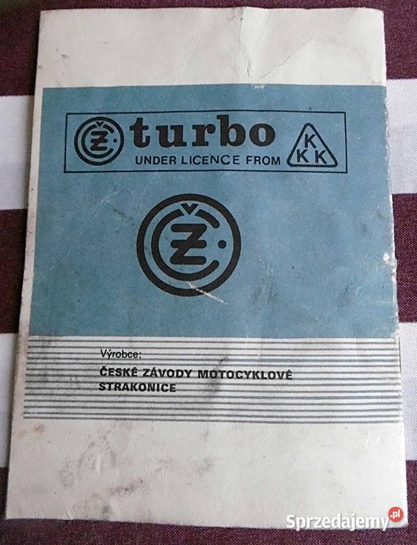 Instrukcja obsługi turbosprężarki Skoda Karosa Rok wydania 1982 Ostrów Wielkopolski