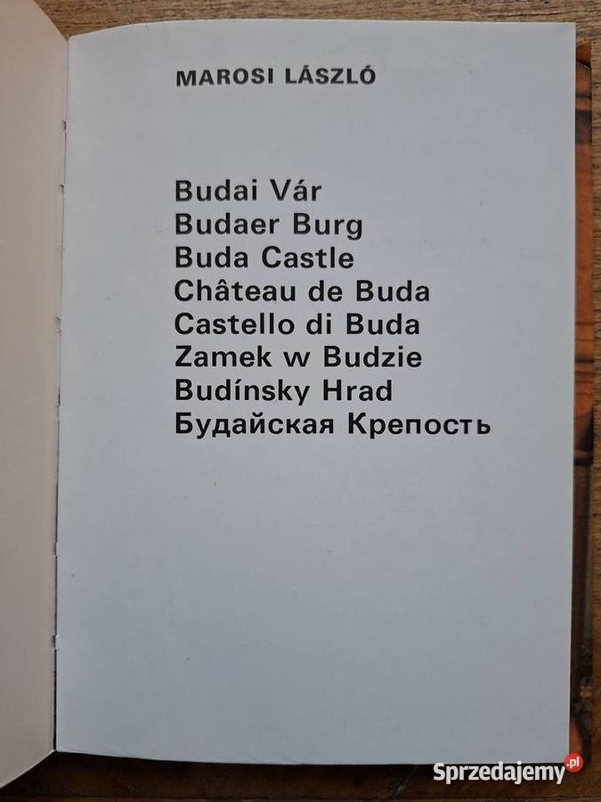 Buda Castle Zamek w Budzie Węgry wyd w 8 małopolskie Kraków