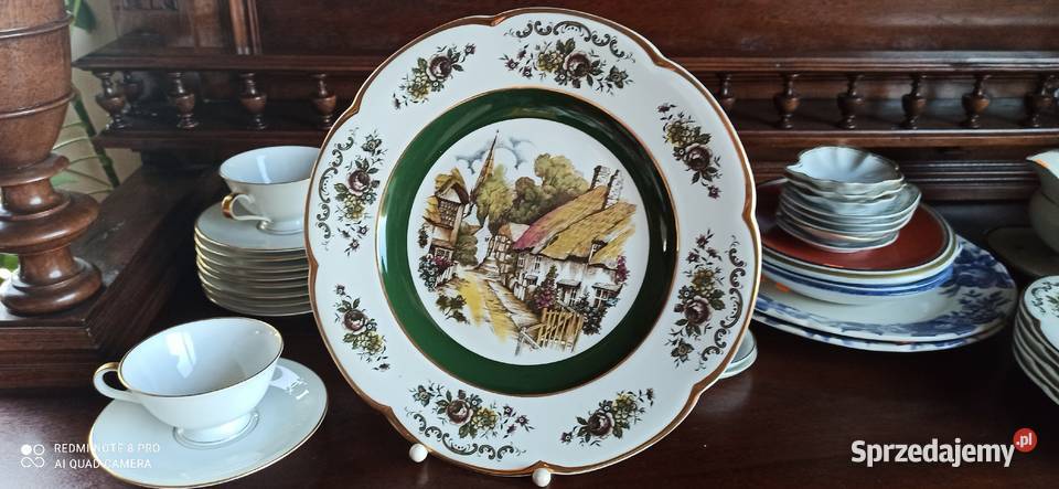Patera Ascot Service Plate By Wood Sons England pomorskie Gdańsk