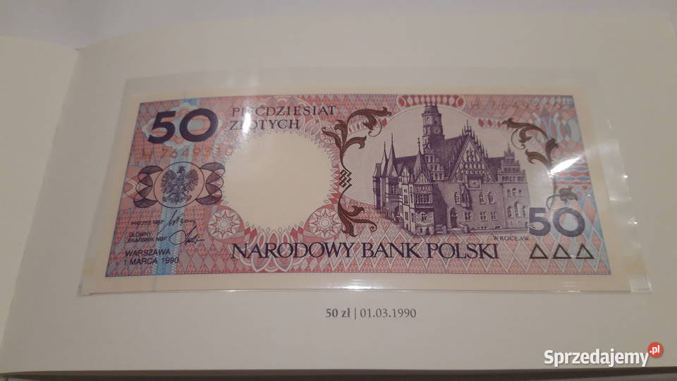 Album Banknoty Miasta Polskie PRL Dzierżoniów
