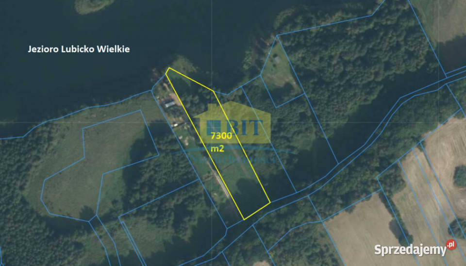 Działka z dostępem do jeziora Łubowo Lubowo sprzedam