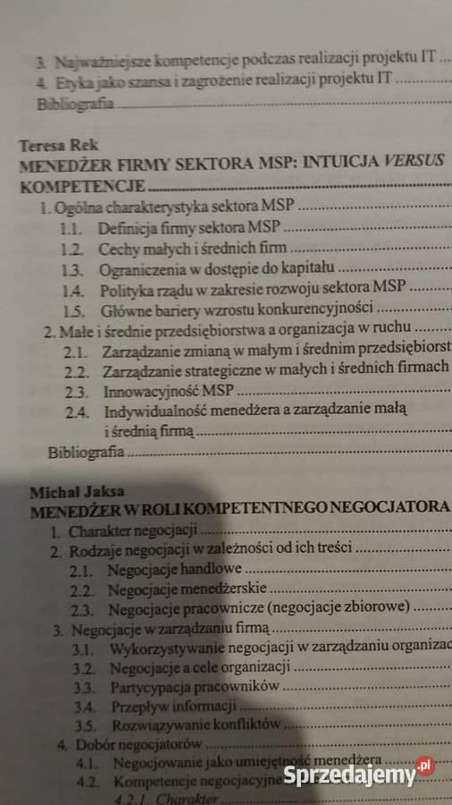 Zarządzanie kompetencjami w organizacji książki Warszawa