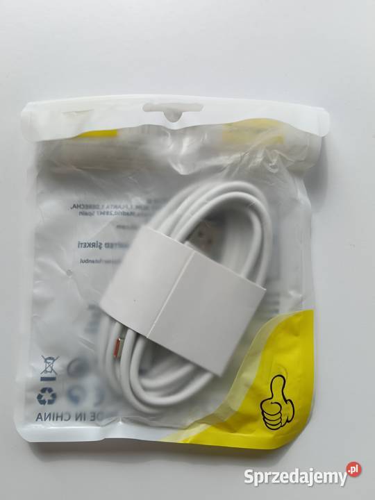 Kabel USBA USBC 120W 18 m biały nowy