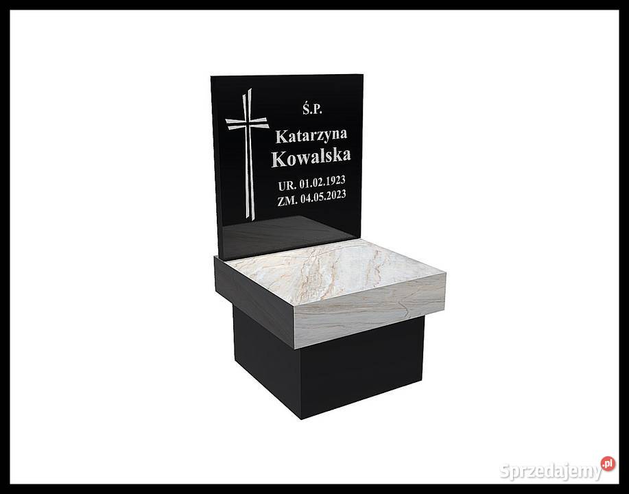 Pomnik urnowy FAT 1700 Montaż cała Polska Dom i Ogród Leszno sprzedam