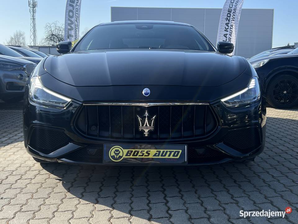 Maserati Ghibli GrandSport 2018 podgrzewane fotele mazowieckie