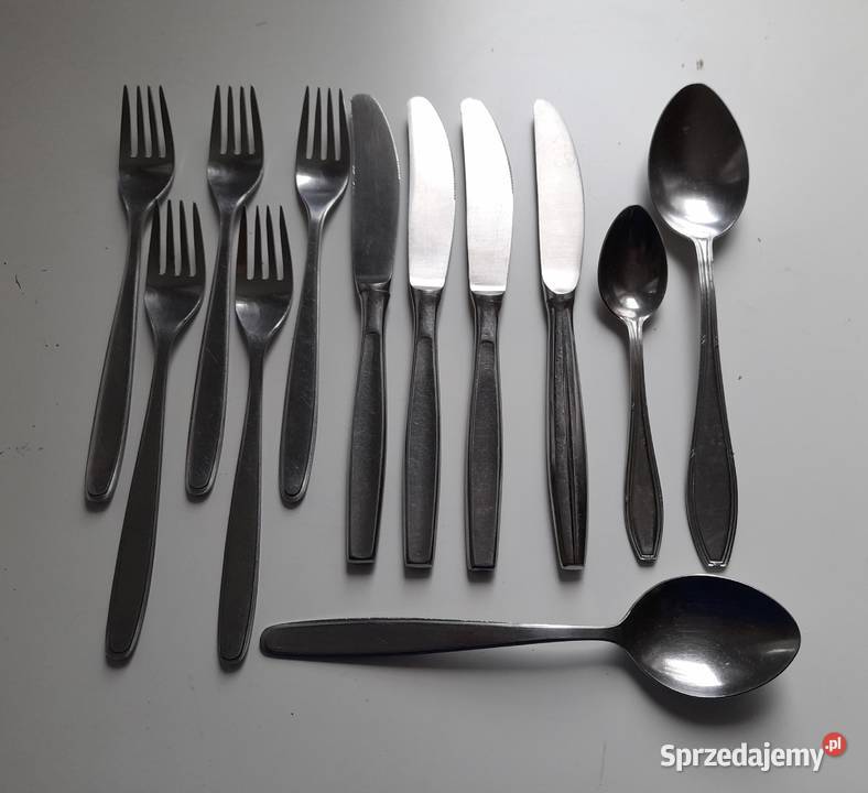 Retro Vintage Sztućce HEFRA PRL Sygnatura 12 Gdańsk
