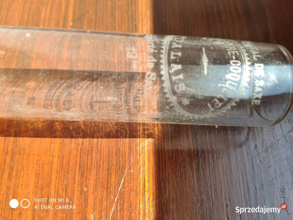 Stary francuski sygnowany kominek cylinder 44 mm Kraków