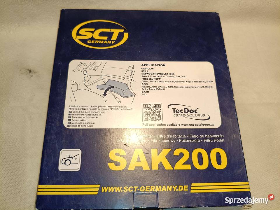 Filtr kabinowy Opel Insignia węglowy Andrychów sprzedam