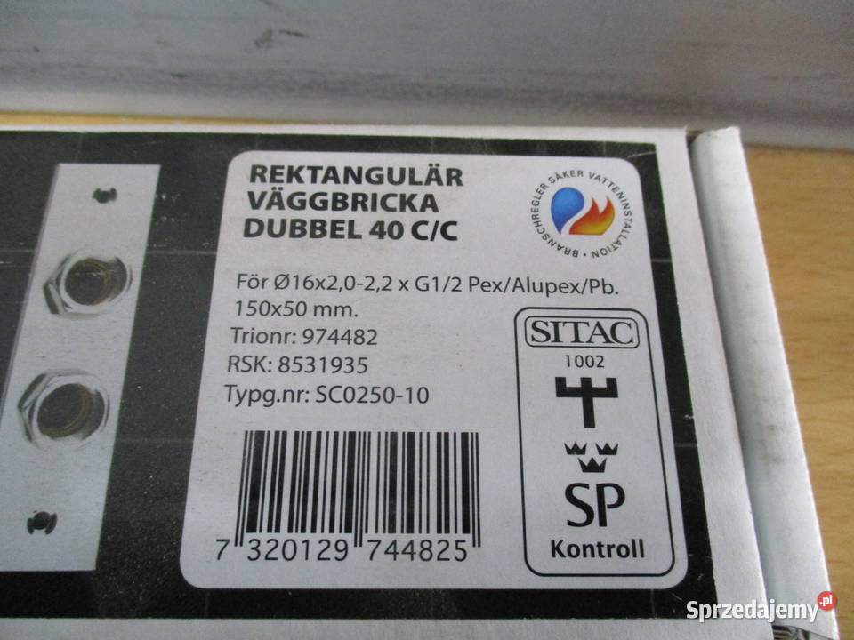 Podkładka ścienna chromowana RSK 8531935