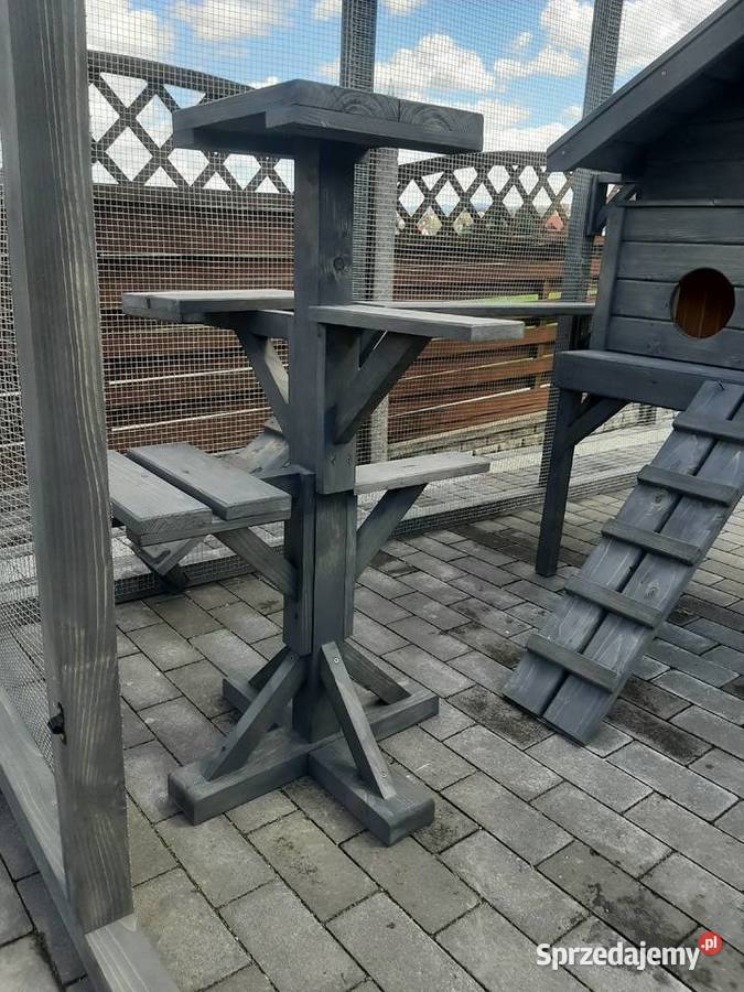 Buda kotów z wolierą sprzedam