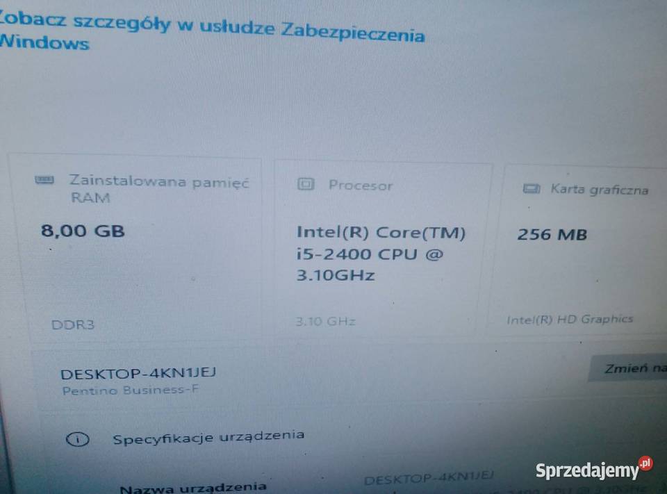 Komputer Stacjonarny Klasy Core i5 podkarpackie Dębica