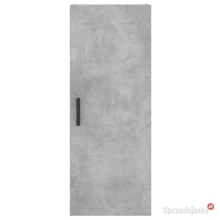 Wysoka szafka szarość betonu 345x34x180 mazowieckie Warszawa