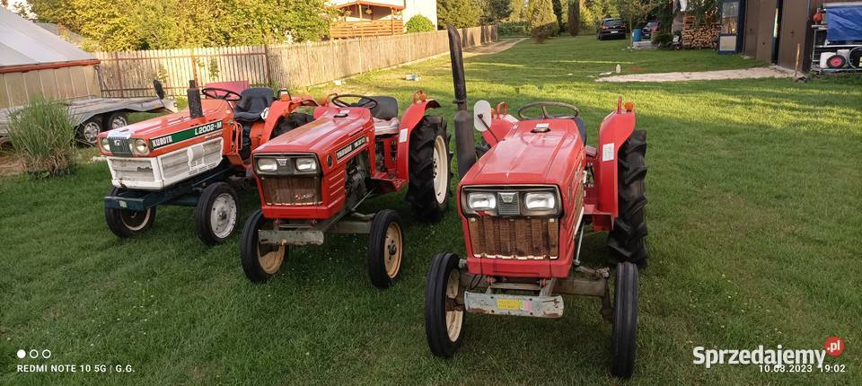 Sprzedam Ciągnik Yanmar 2001 Yanmar mazowieckie Łubno