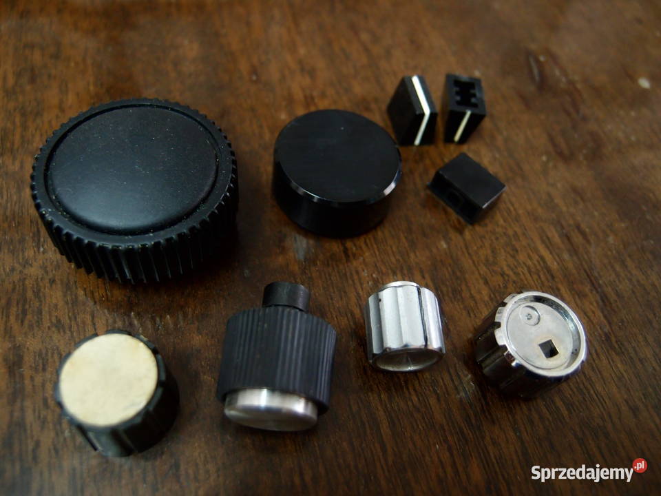 pokrętła gałki przyciski PRL radioodbiorników Łódź sprzedam
