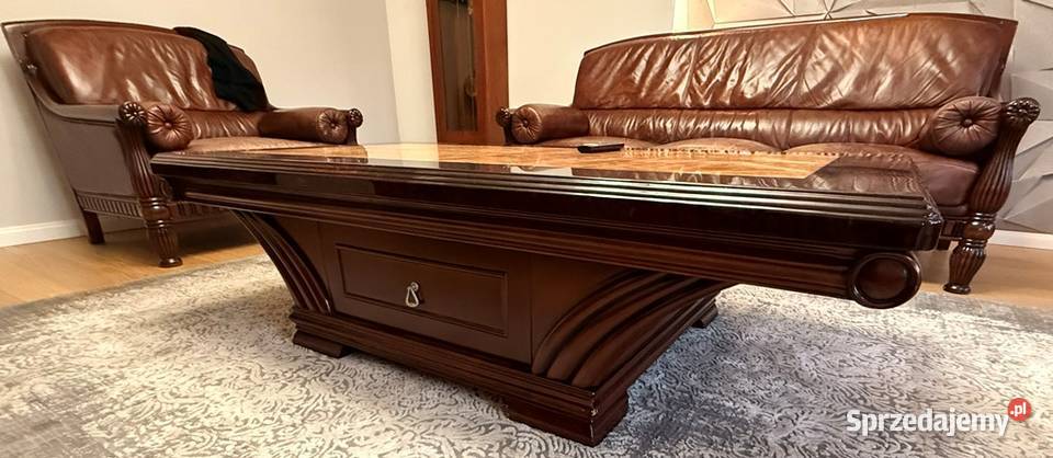 Stylowa Ława z dwoma szufladami