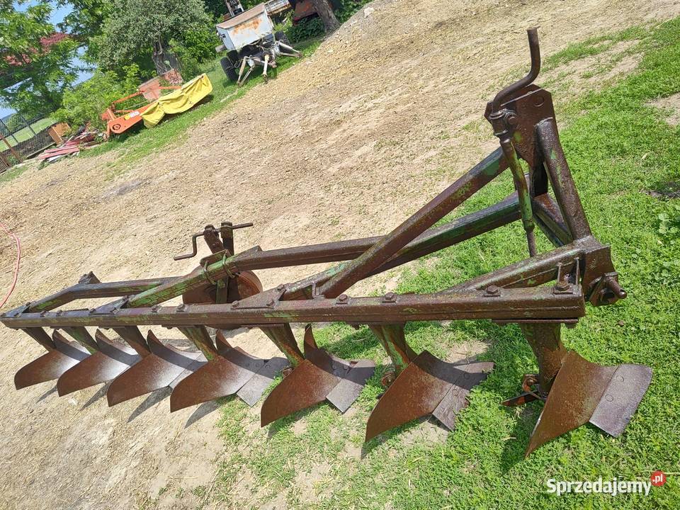 Pług 7skibowy oryginalny Grudziądz prosta rama Pacanów