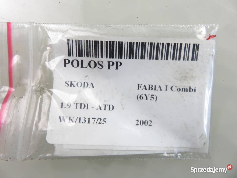 PÓŁOŚ PRAWA PRZEDNIA SKODA FABIA 19 TDI małopolskie