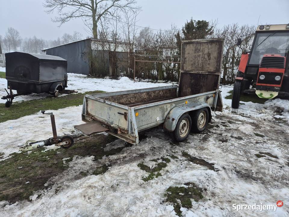 Przyczepka laweta do minikoparki 3x13 Auwarter