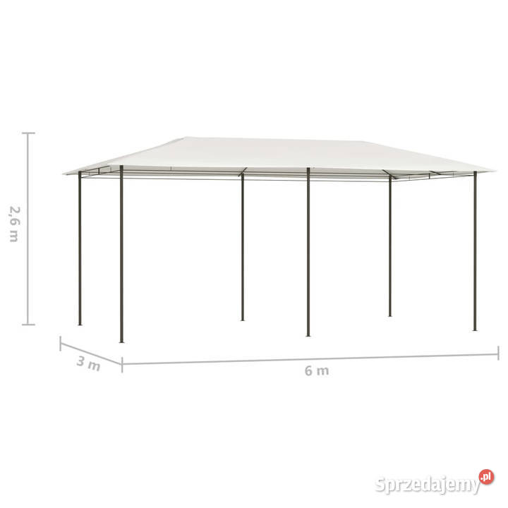 Altana 3x6x26 m kremowa 160 gm WM313620 Warszawa