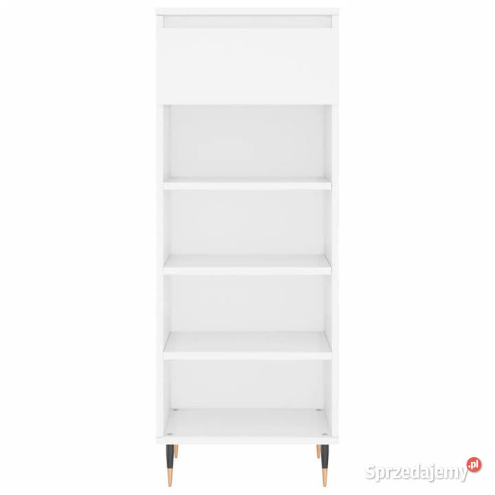Szafka na buty wysoki połysk biała 40x36x105 Warszawa