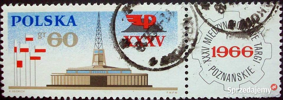 Znaczki polskie 1966 II kwartał luzaki łódzkie Leźnica Wielka-Osiedle