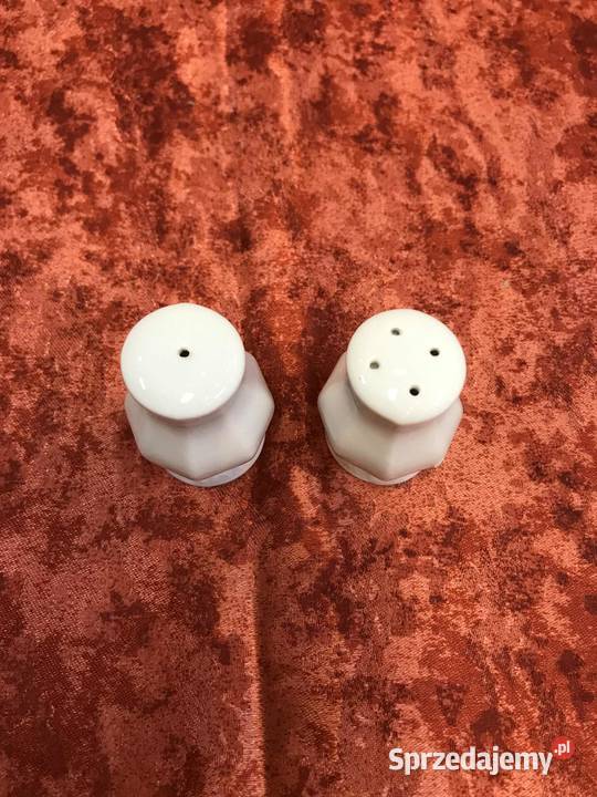 Solniczka i pieprzniczka Rosenthal Maria Biala biały Kielce