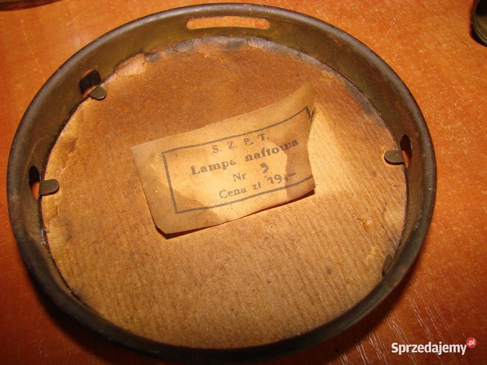 lampa naftowa PRL Pruszcz Gdański sprzedam