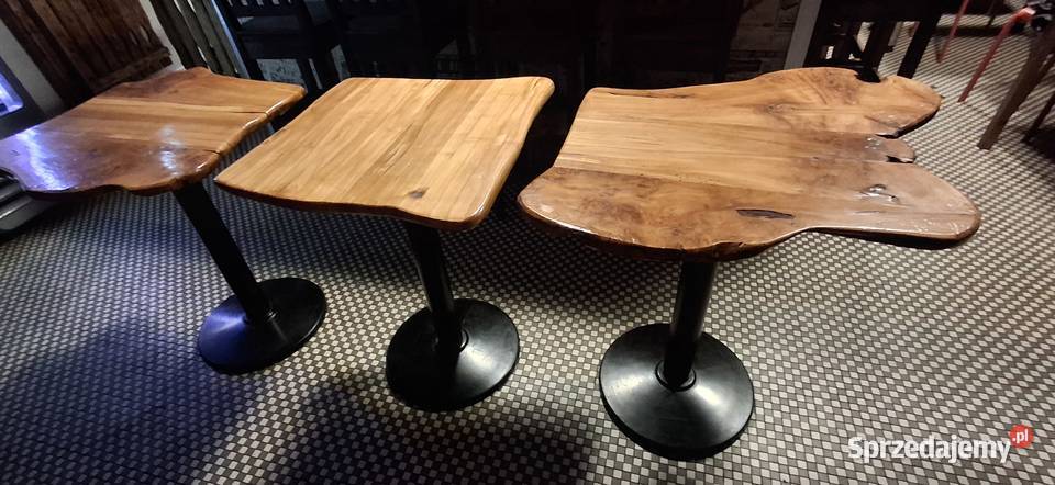 Wyprzedaż Stolik z blatem drewnianym Warszawa sprzedam