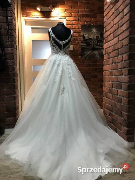 PIĘKNA SUKNIA ŚLUBNA Rozmiar 38(M) podkarpackie Sanok